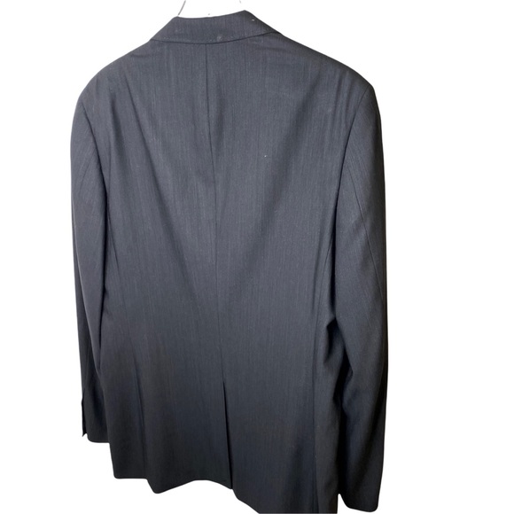 Ted Baker Endurance Gunmetal Gray Wool Sportscoat Blazer Jacket 40L - Picture 2 of 10